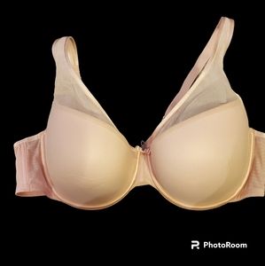 Curvy Couture blush rose bra size 42C